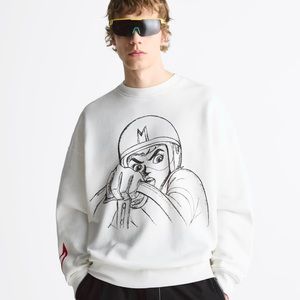 ZARA x Speed Racer colander sweatshirt size M